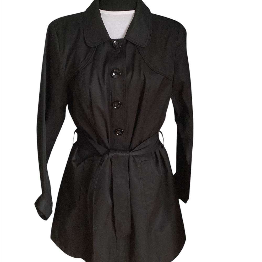 Trench Coat - Reitmans - Black Size 17